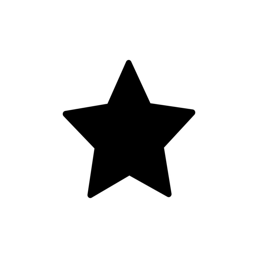 star icon on a white background vector