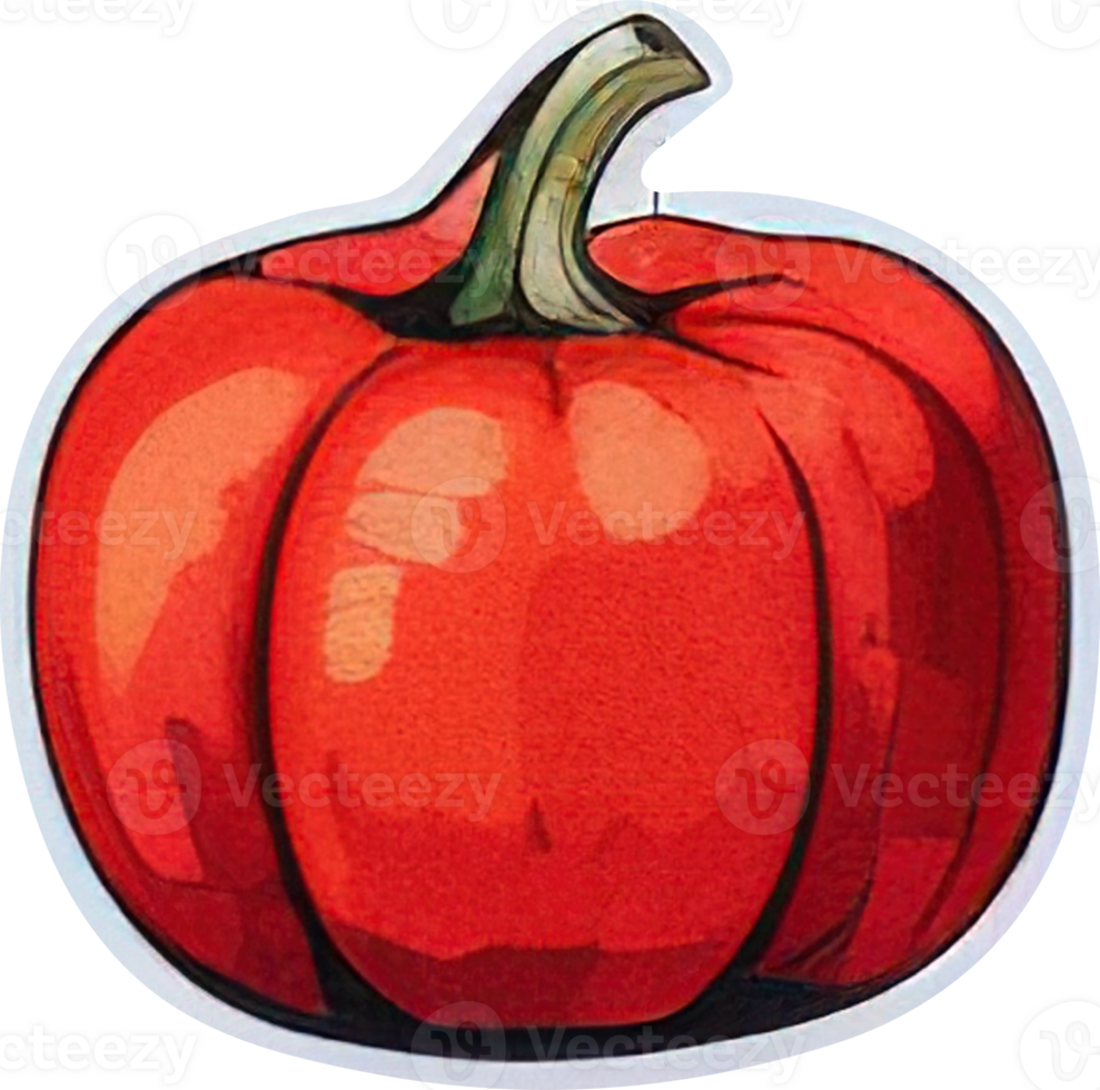 bellissimo zucche su isolato bianca sfondo. acquerello illustrazione. mano disegno. esso è Perfetto per ringraziamento carte o manifesti, Halloween png