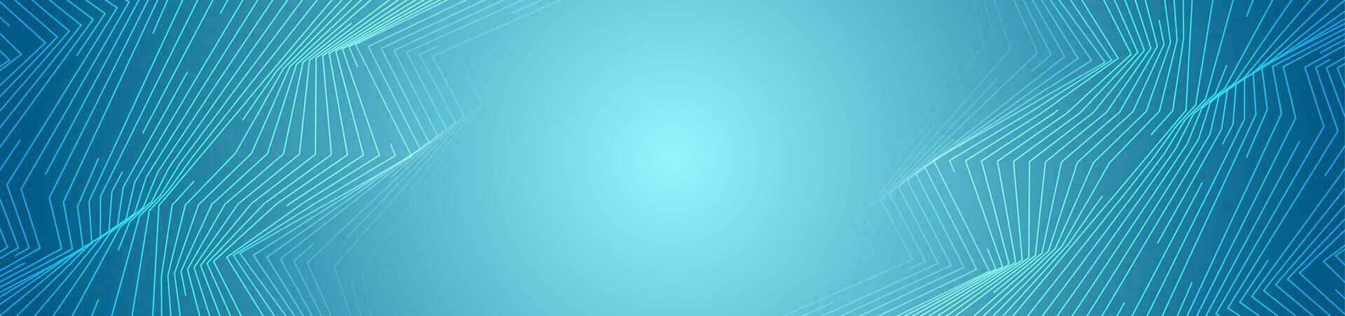 Bright blue refracted lines abstract futuristic background vector