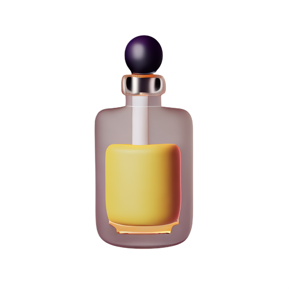 perfume 3d rendering icon illustration png