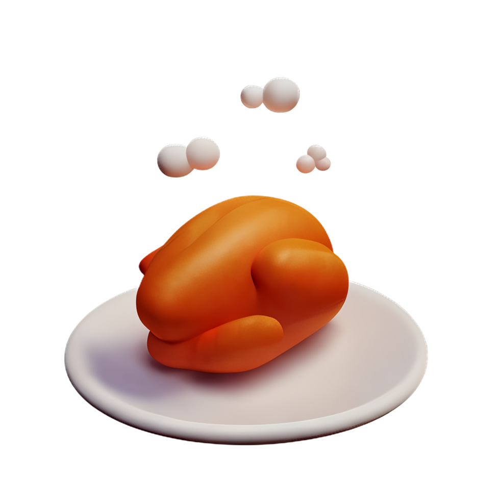 thanksgiving 3d rendering icon illustration png