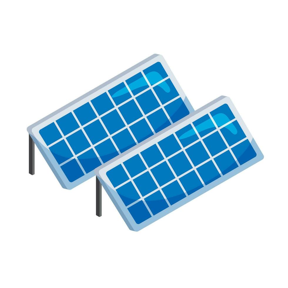 Green technology element isometric icon. vector