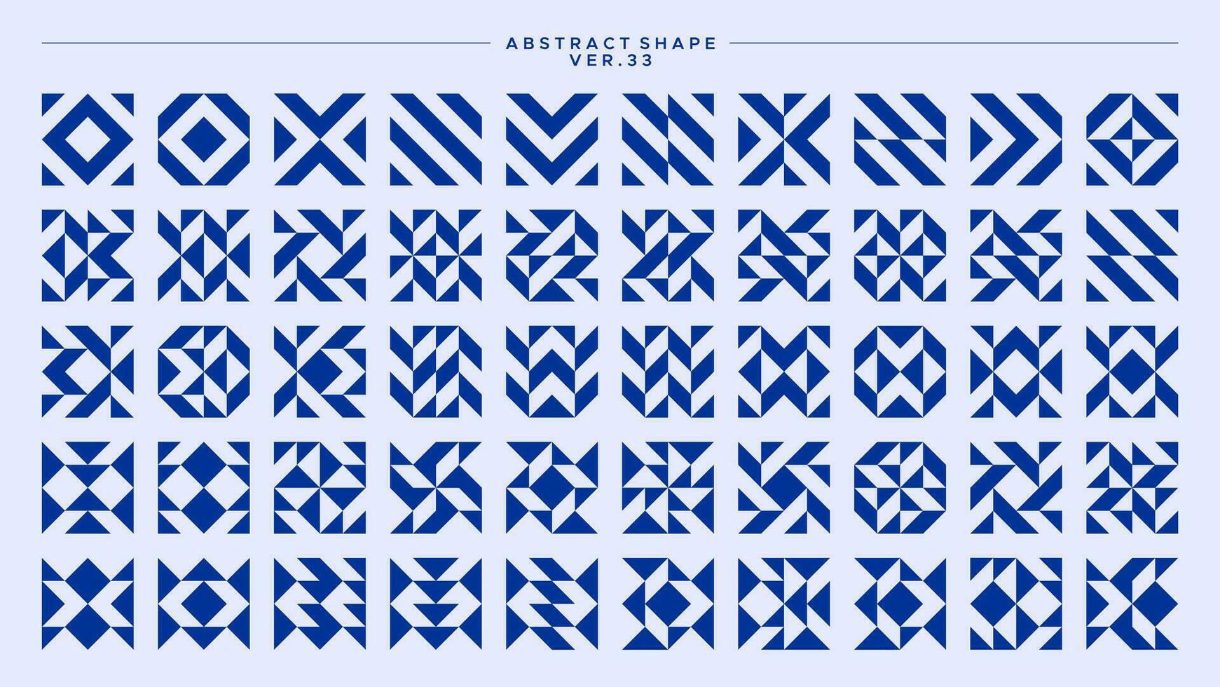 Modern dynamic line basic shape abstract memphis pattern design bundle vector