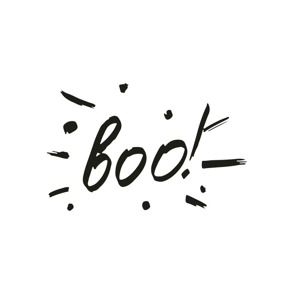 Slogan Halloween is a boo street style. vector
