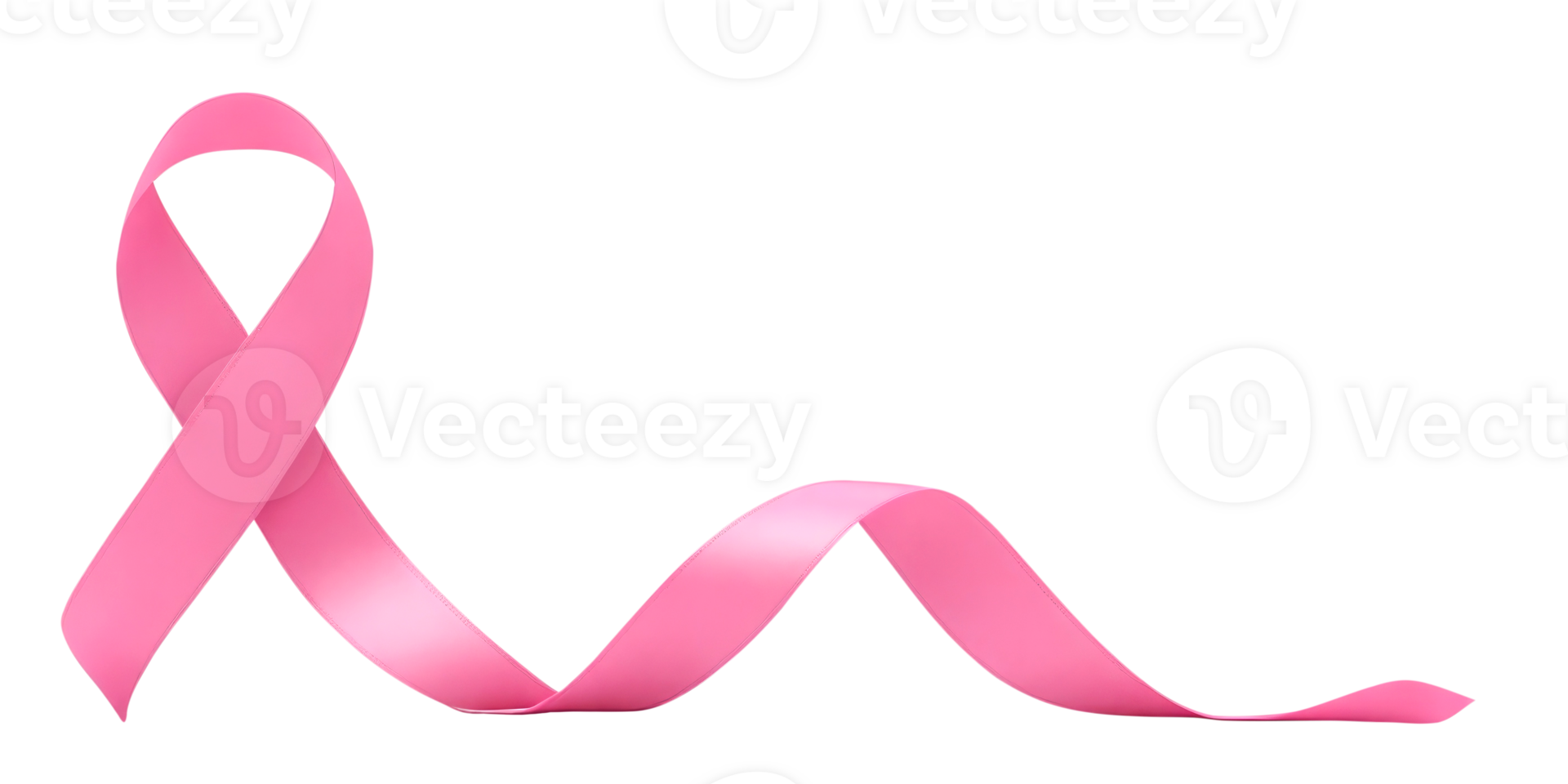 Pink Ribbon Breast Cancer Isolated On Transparent Background Copy Pink Ribbon Breast Cancer Isolated On Transparent Background Copy Space Ai Generative Png