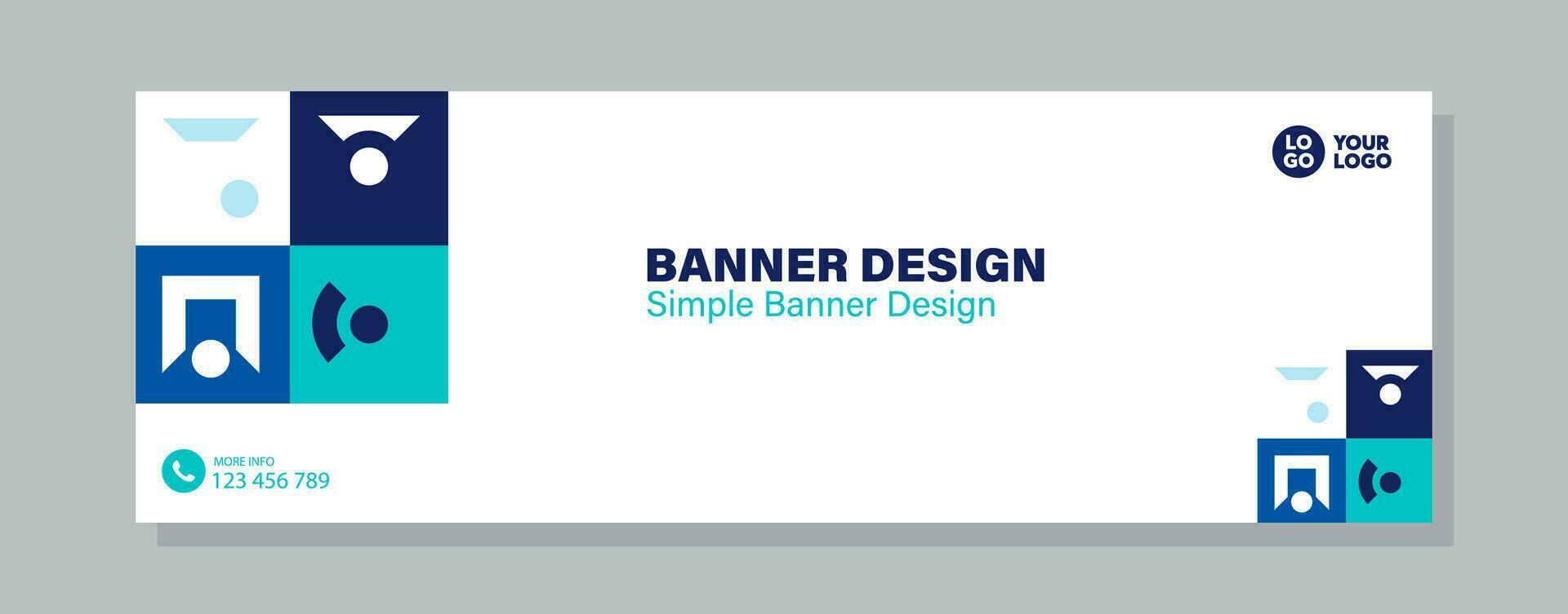 elegant banner design web template, Horizontal header web banner. Modern cute Blue cover header background for website design, Social Media Cover ads banner, flyer, invitation card vector