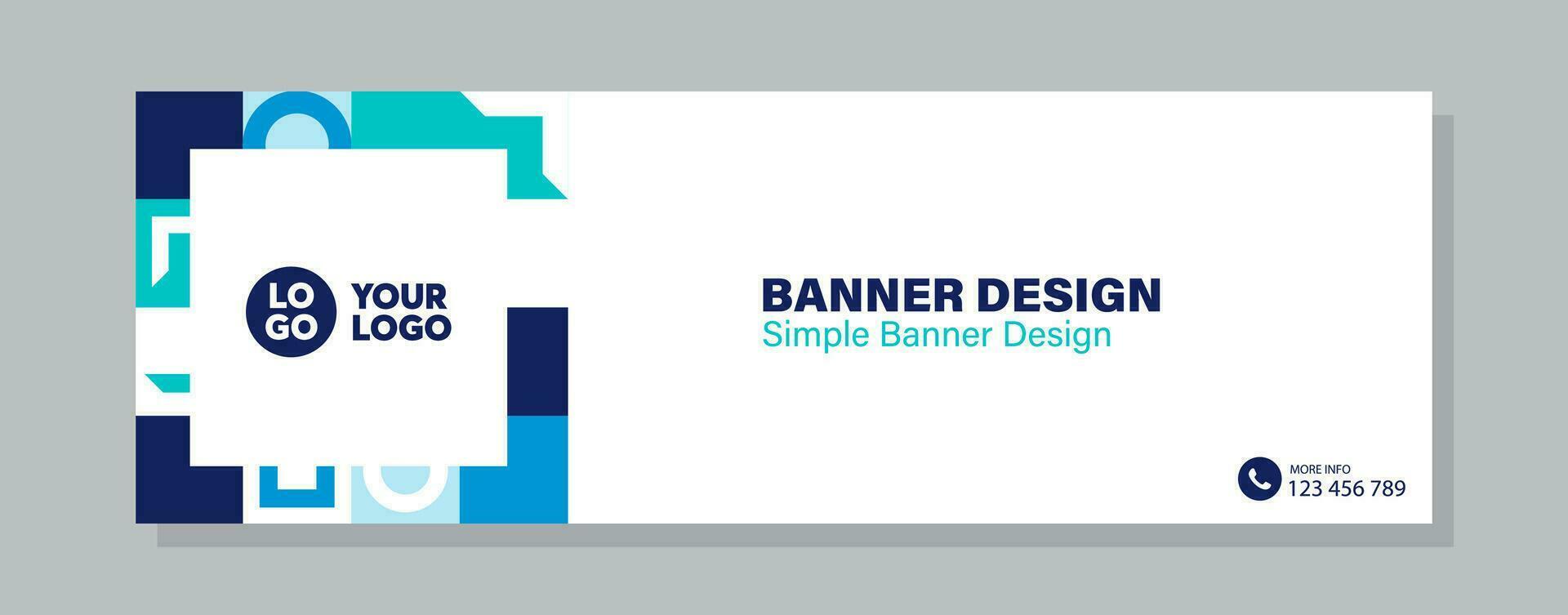 elegant banner design web template, Horizontal header web banner. Modern cute Blue cover header background for website design, Social Media Cover ads banner, flyer, invitation card vector