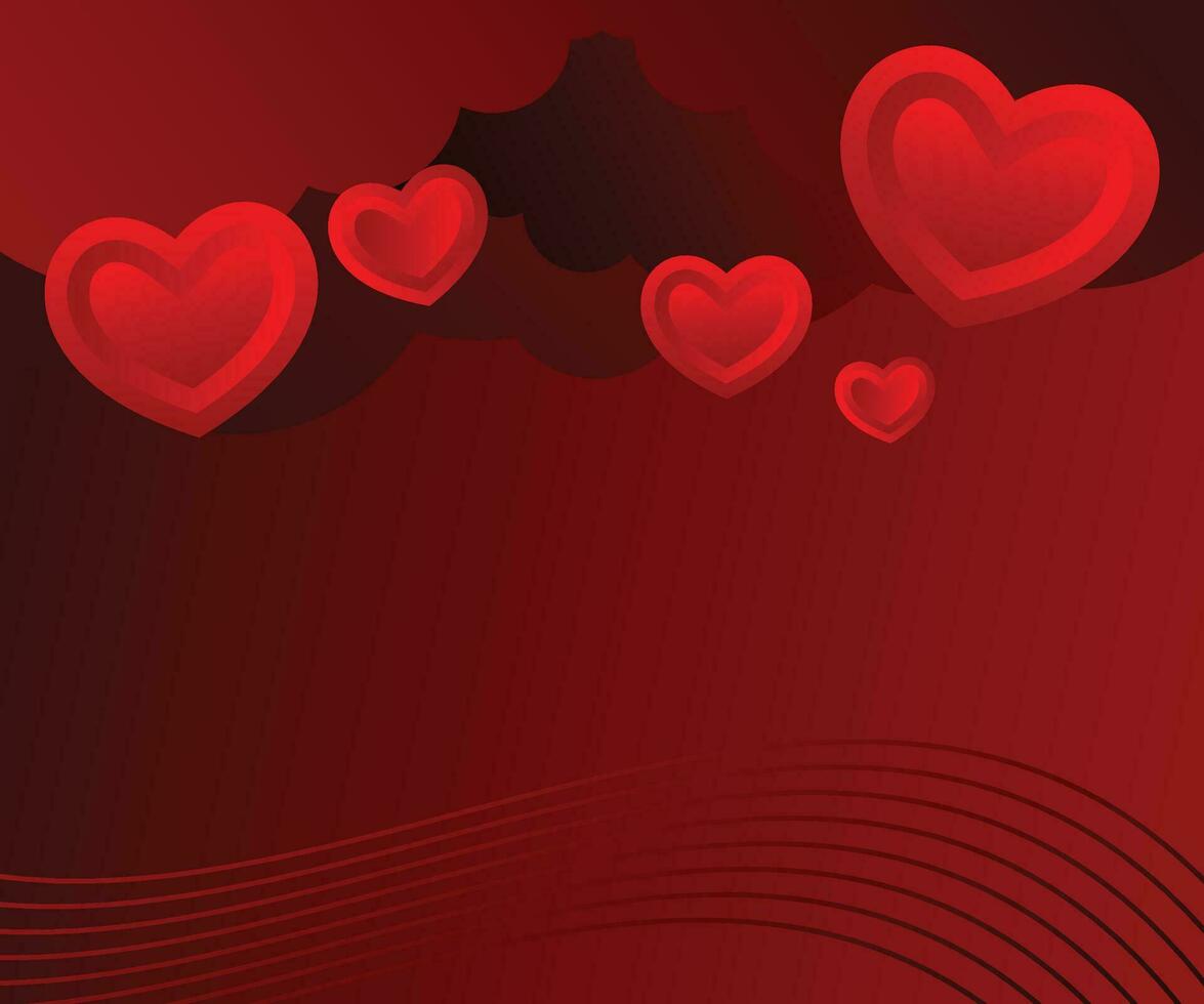 free space area love background, with beautiful heart icons. vector for banner, flyer, poster, greeting card, social media.