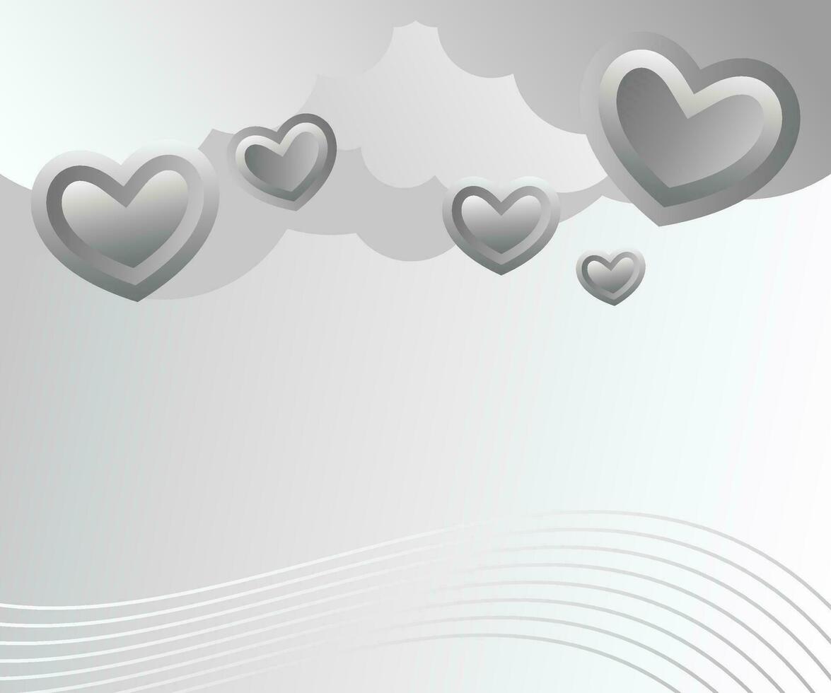 free space area love background, with beautiful heart icons. vector for banner, flyer, poster, greeting card, social media.