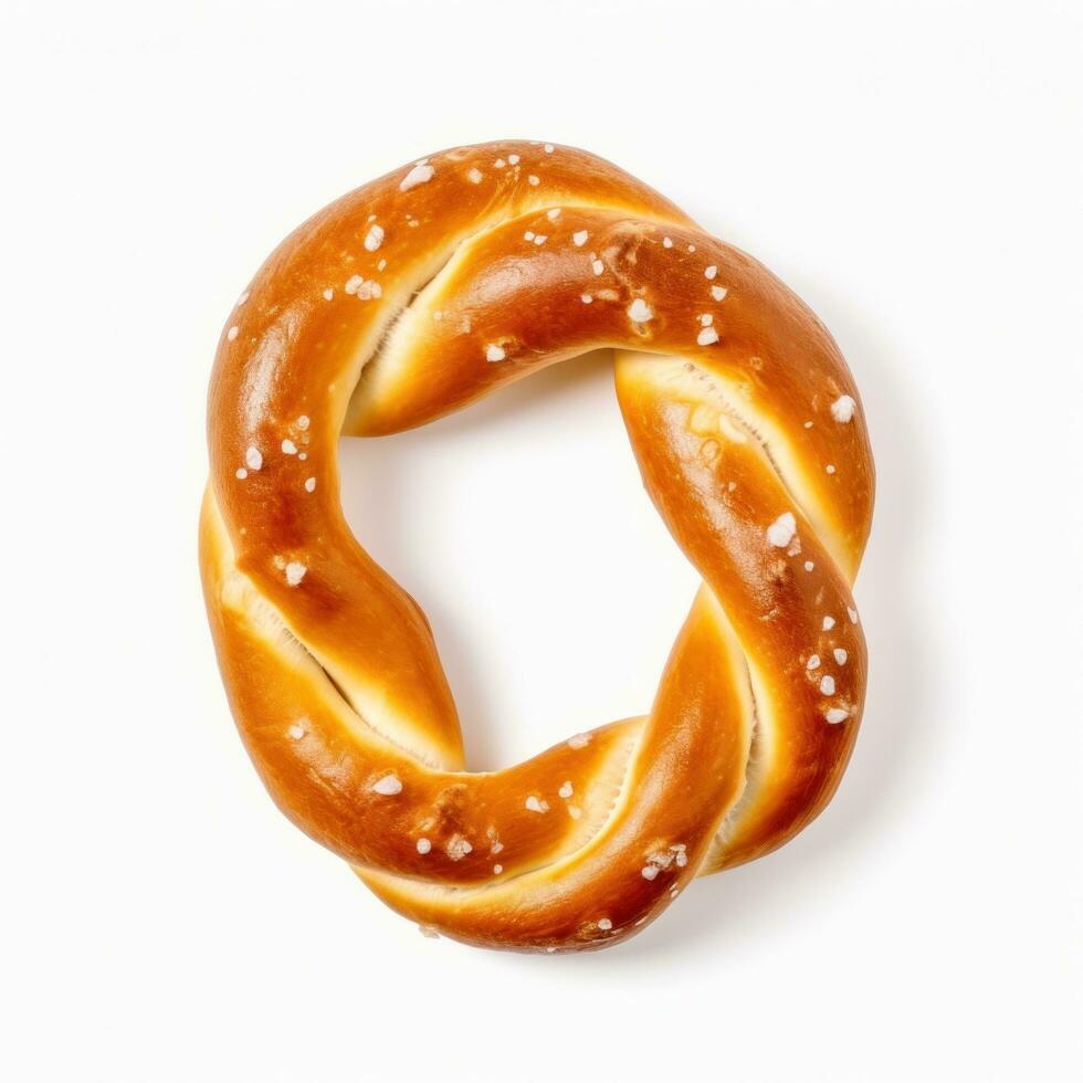 Fresh bretzel with bakery salt photo