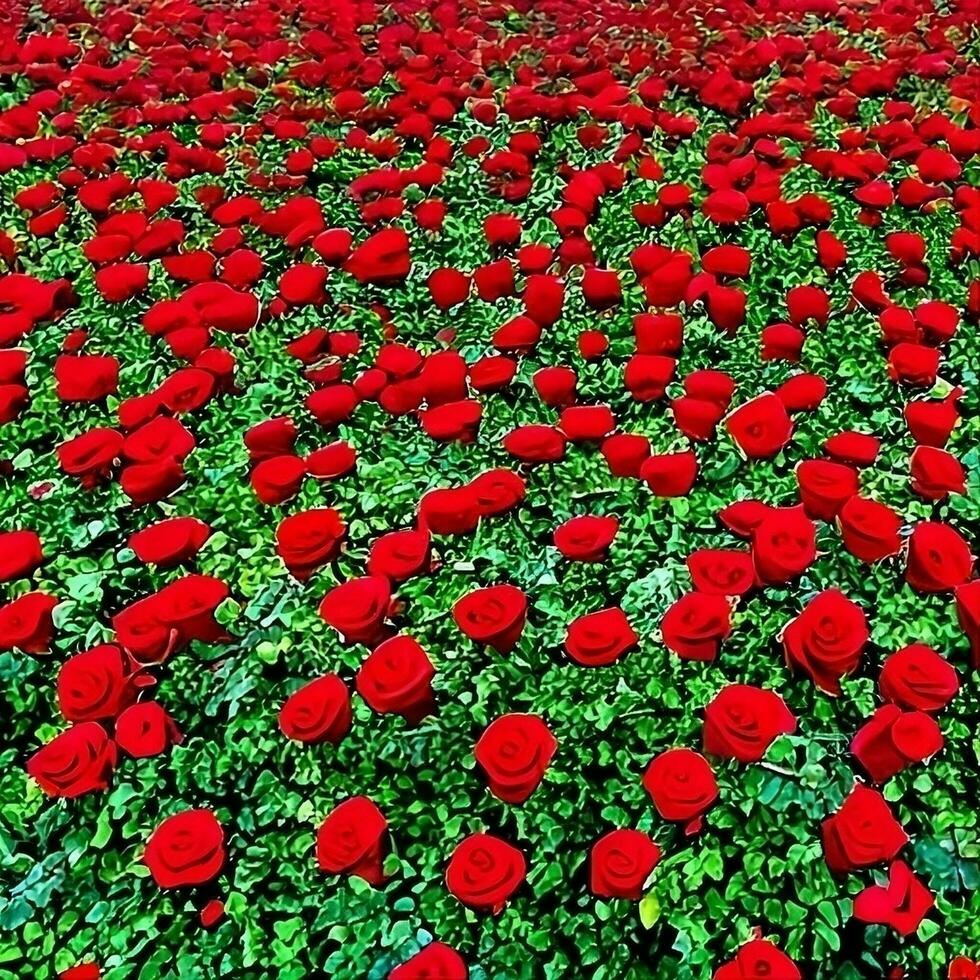 rosas rojas flores foto