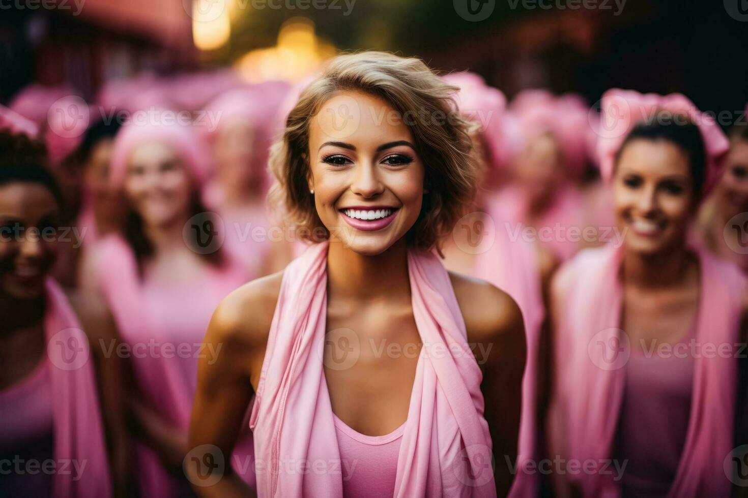 Raise awareness for breast cancer photo