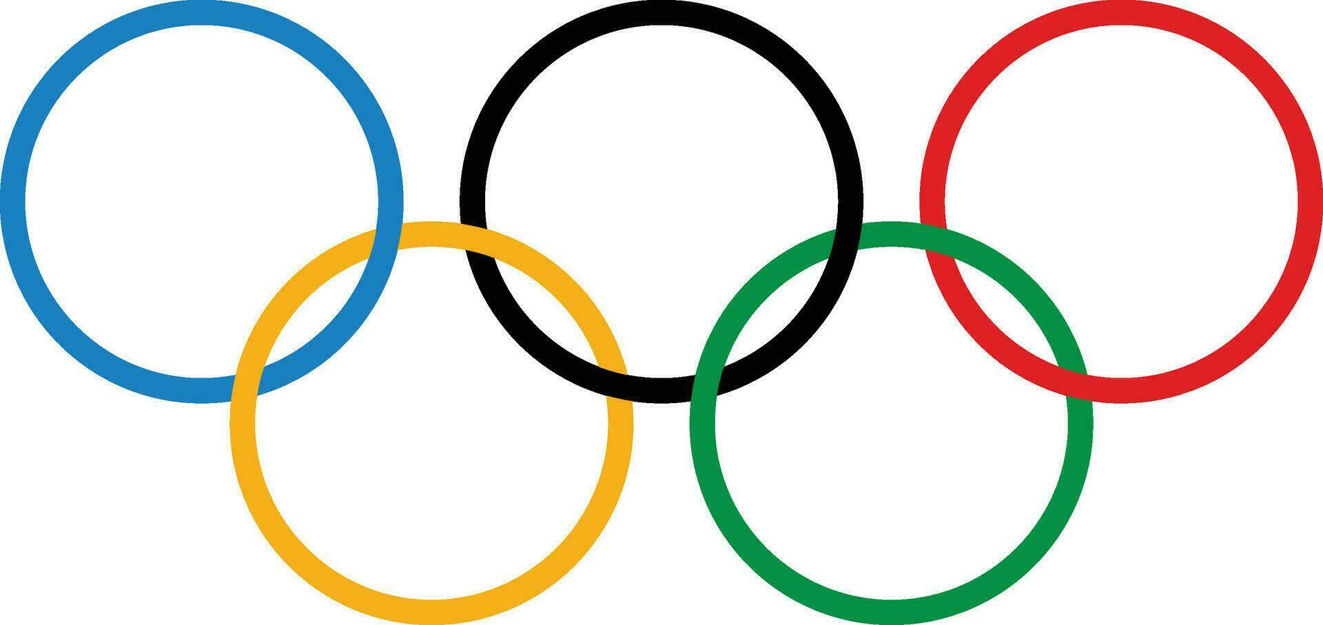 París 2024 olímpico juegos oficial símbolo logo resumen diseño vector ilustración