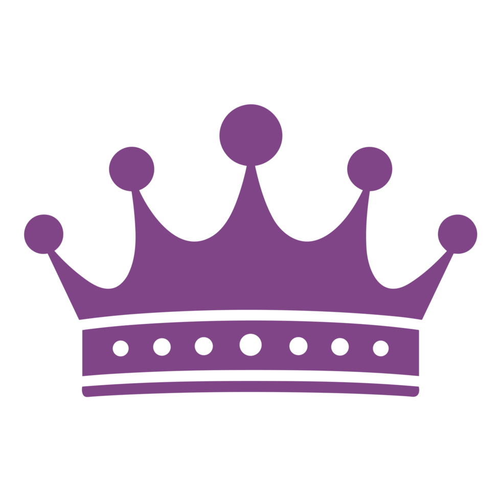 Beautiful Crown Silhouette - Generative Ai png