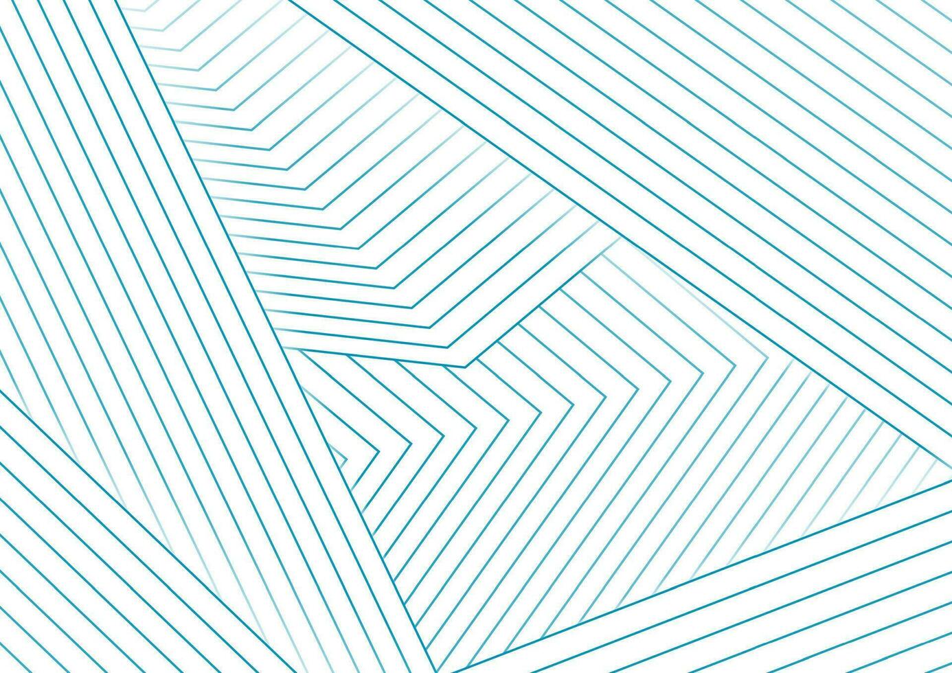 Abstract white minimal background with cyan blue lines vector
