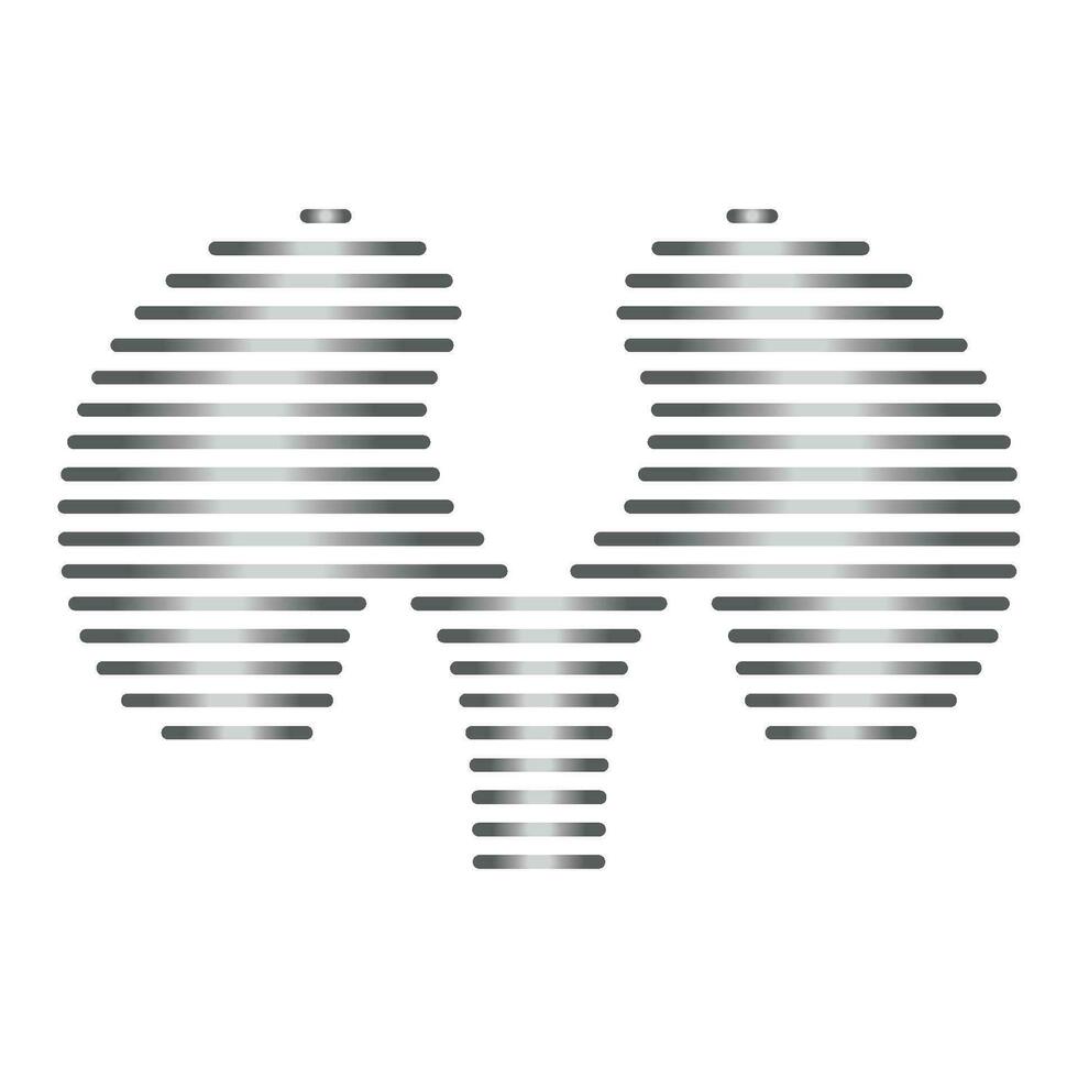 Line shape kidney logo vector