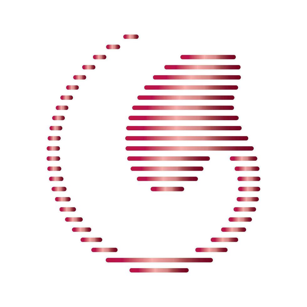 Line shape kidney logo vector
