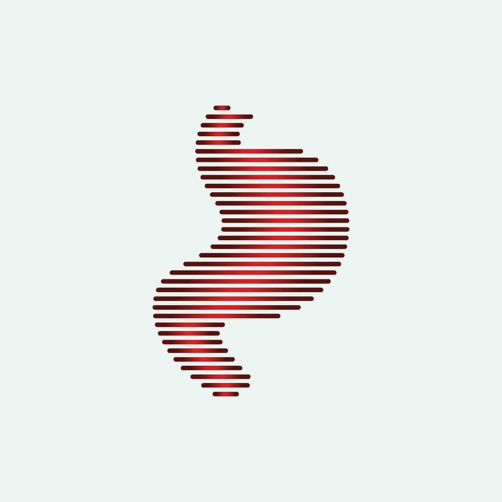 Stomach care and health logo vector