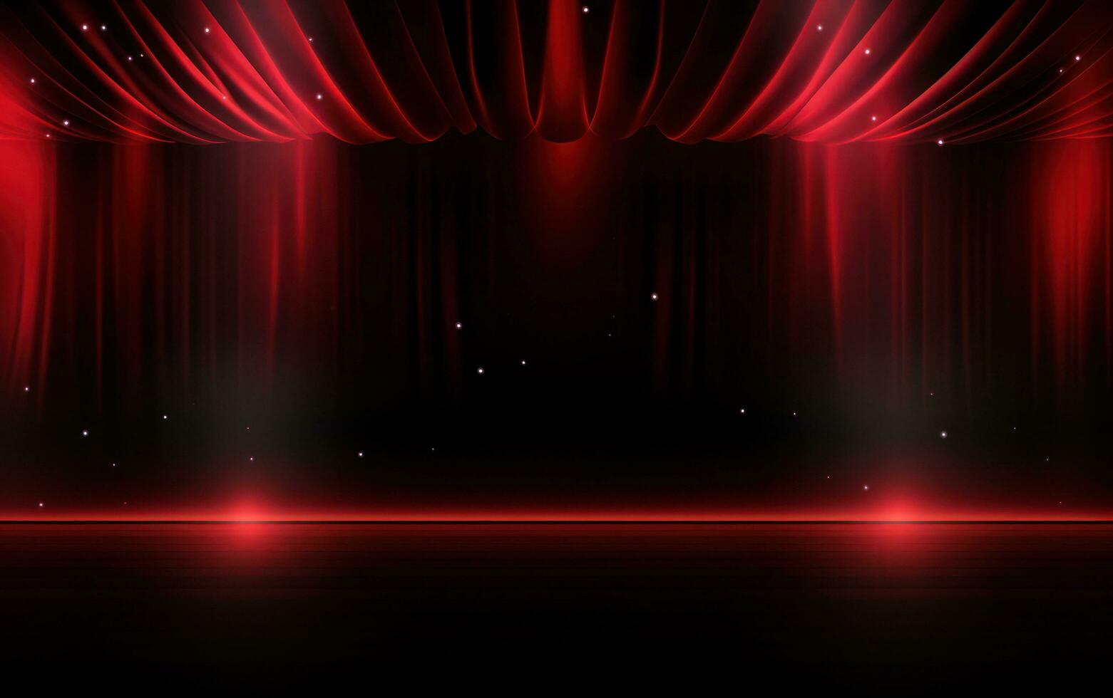 A red curtains in theatre photo