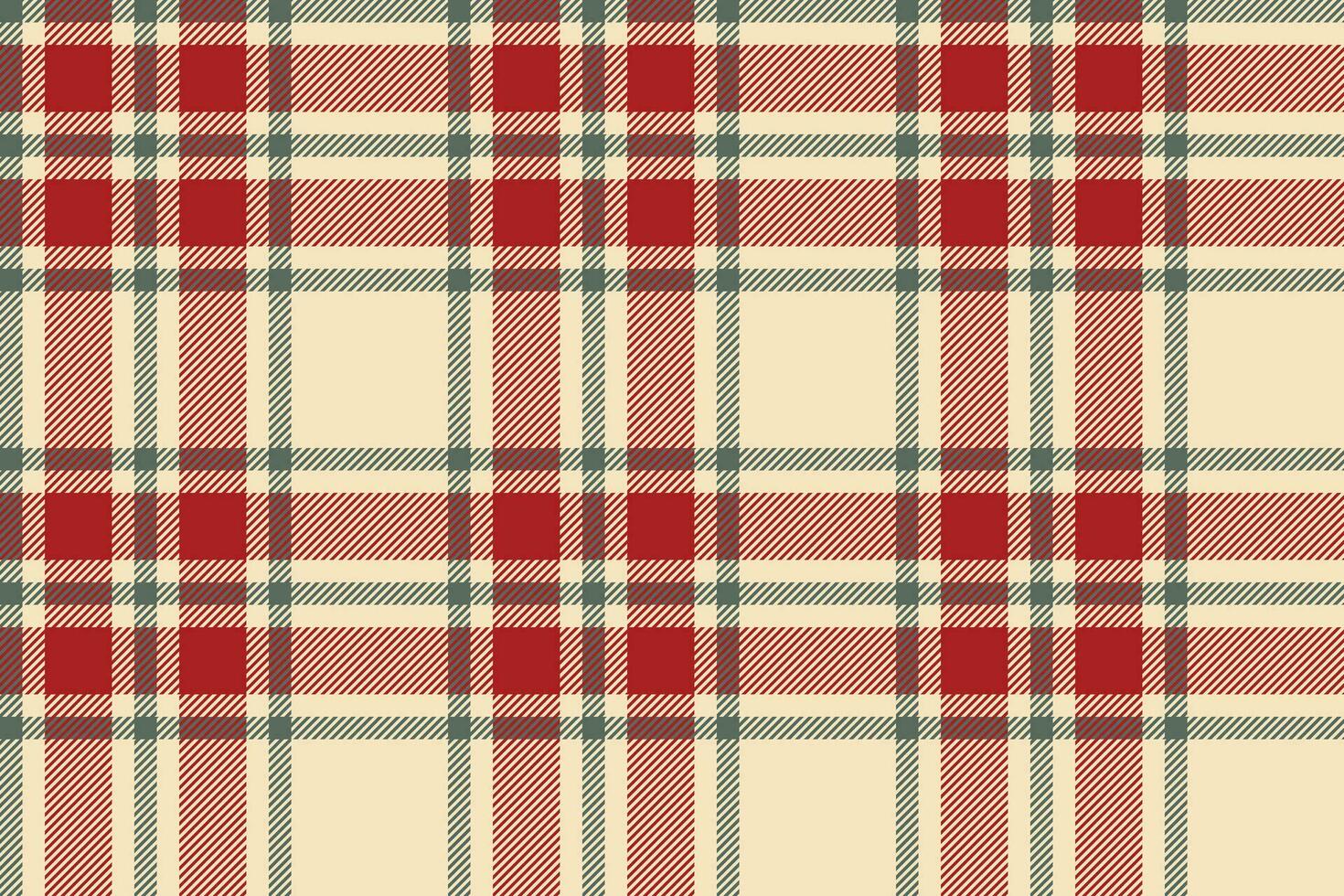 Plaid background, check seamless pattern in red. Vector fabric texture for textile print, wrapping paper, gift card or wallpaper.