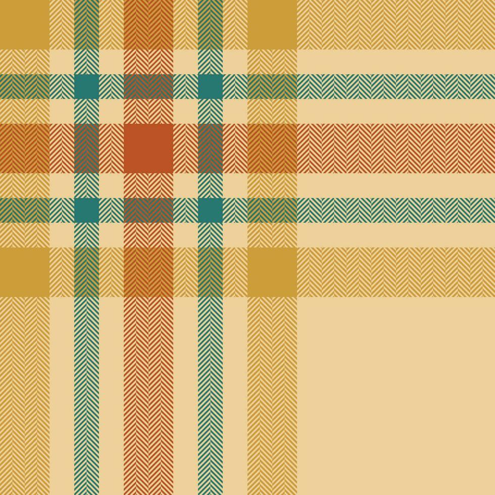 Plaid check pattern. Seamless fabric texture. Tartan textile print. vector