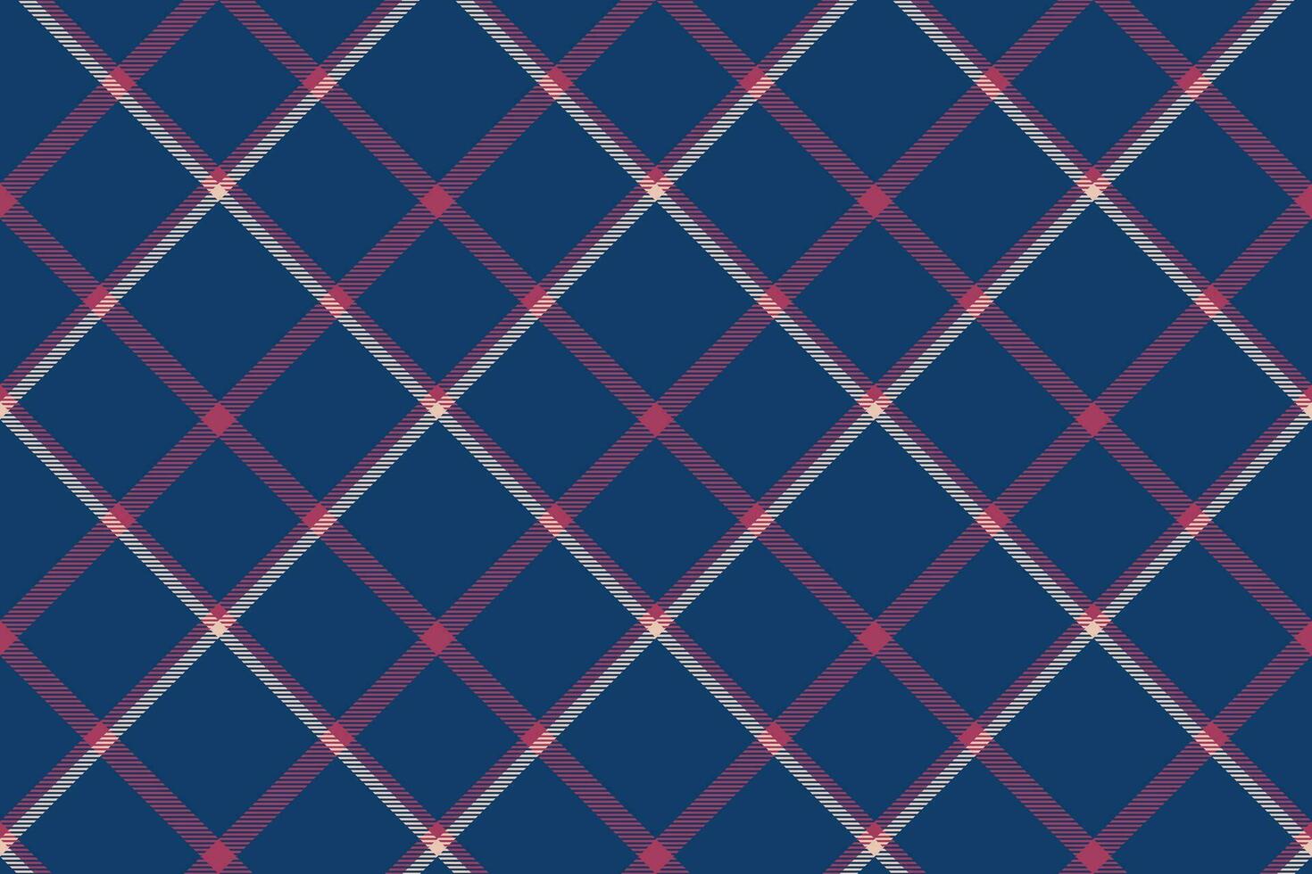 Tartan plaid background, diagonal check seamless pattern. Vector fabric texture for textile print, wrapping paper, gift card, wallpaper.