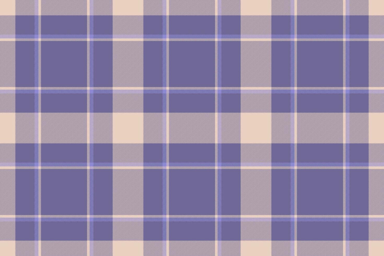 Vector fabric pattern of check background texture with a seamless textile tartan plaid.