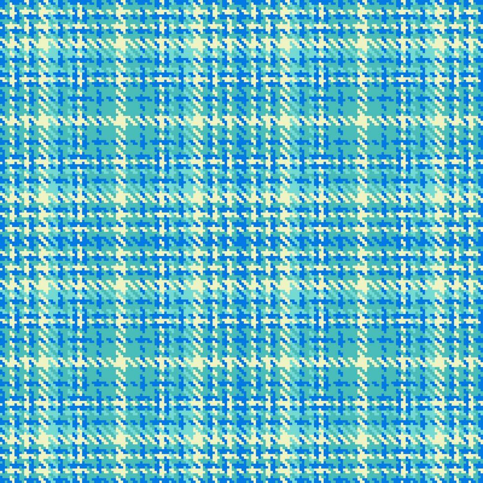 Plaid fabric textile of pattern check background with a seamless tartan texture vector. vector