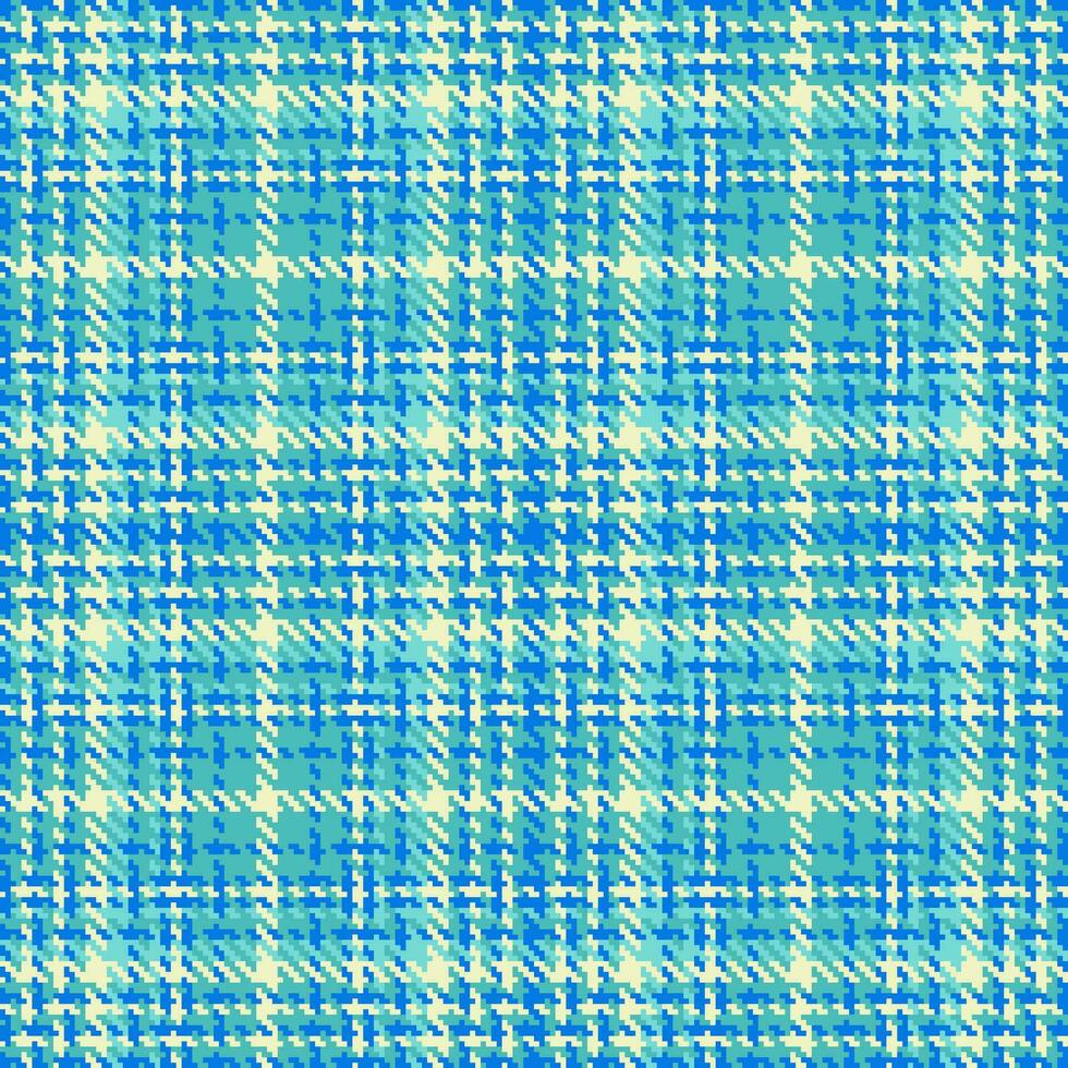 Plaid fabric textile of pattern check background with a seamless tartan texture vector. vector