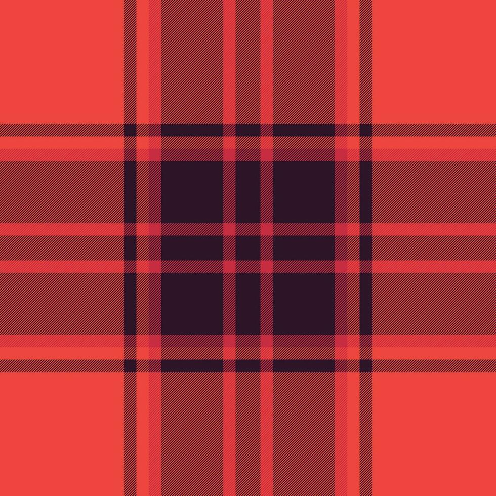 Plaid pattern texture of seamless tartan vector with a fabric check background textile.