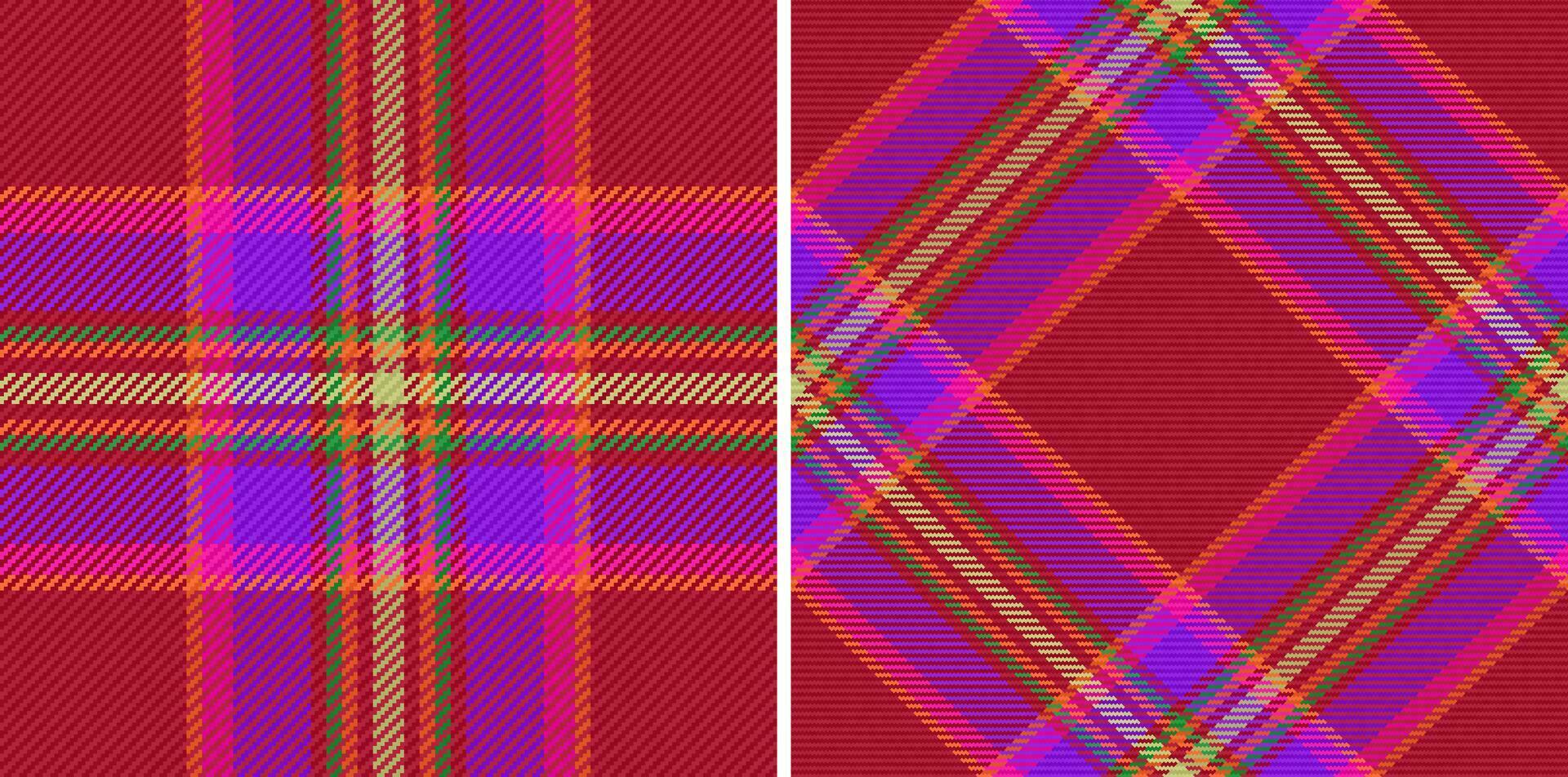 Tartan background pattern of fabric plaid textile with a texture check seamless vector. vector