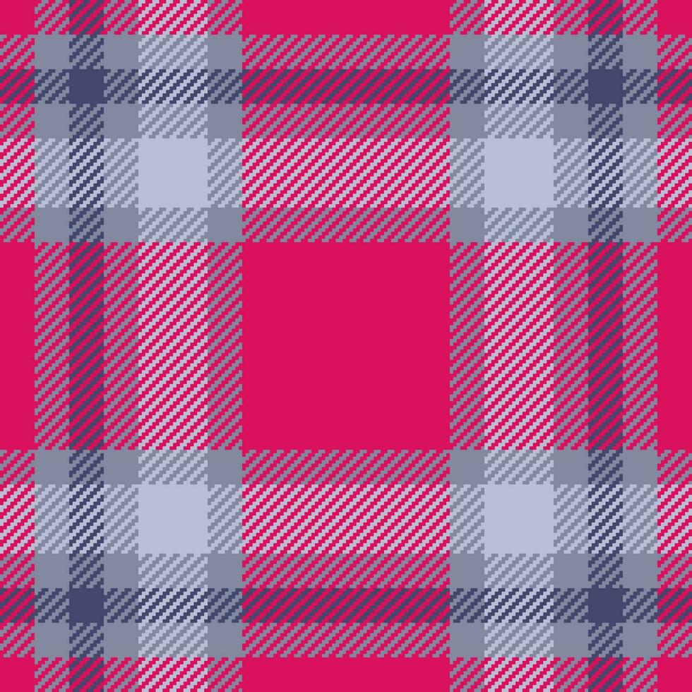 Plaid pattern tartan of texture check fabric with a seamless vector textile background.