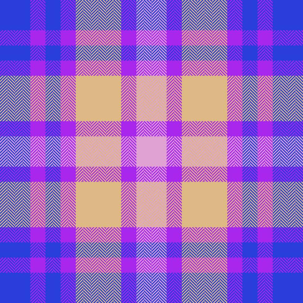 Texture pattern fabric of tartan background seamless with a vector check plaid textile.