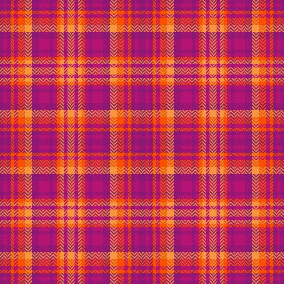 Vector textile background of tartan plaid seamless with a check texture pattern fabric.