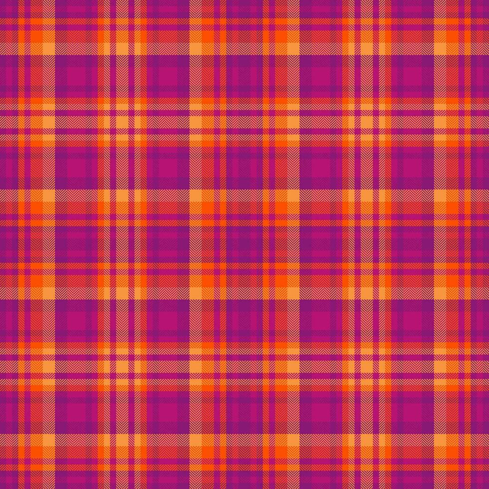 Vector textile background of tartan plaid seamless with a check texture pattern fabric.