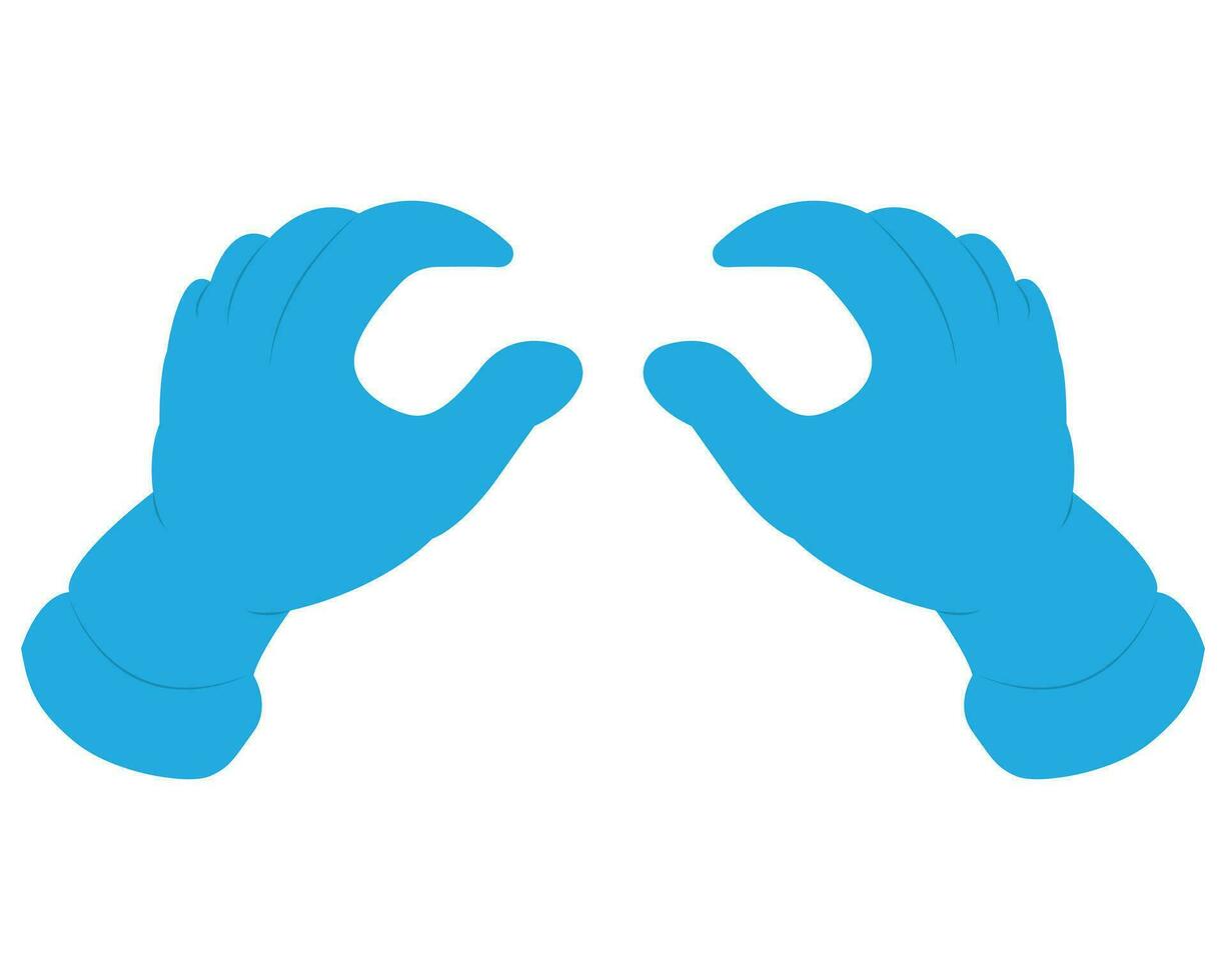 Gloves Hands Icon vector