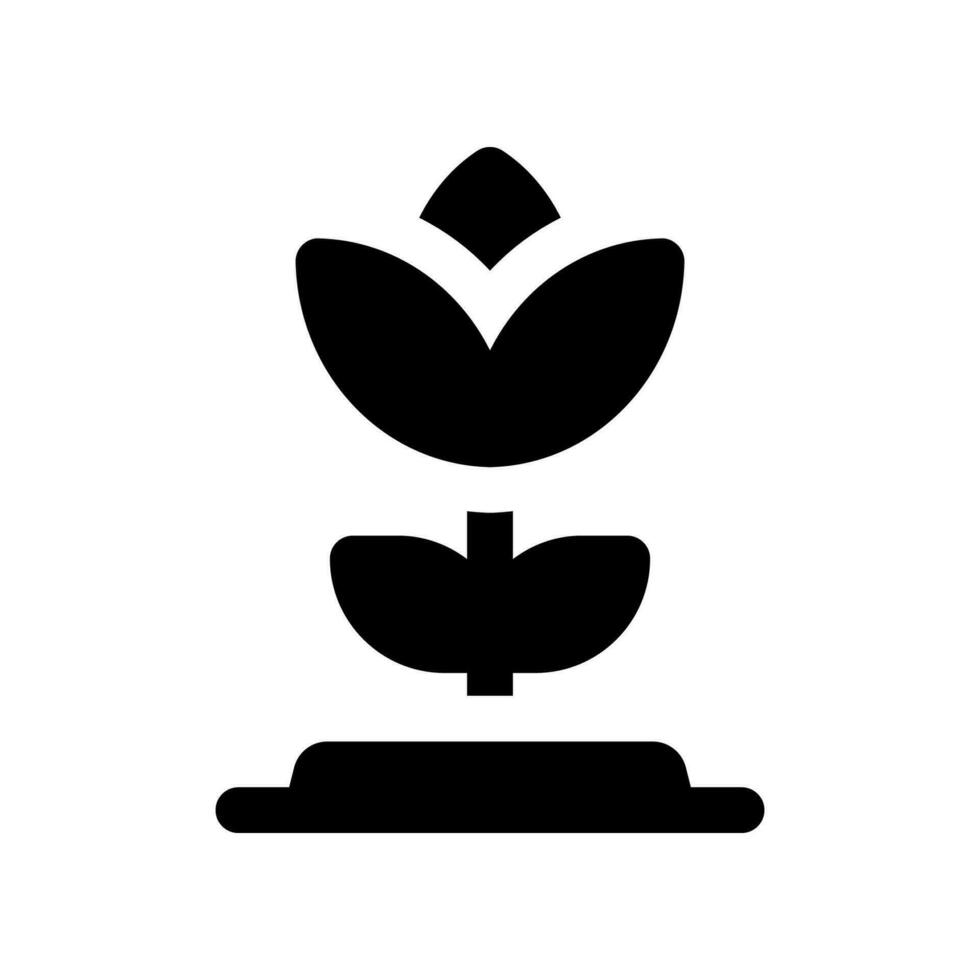 tulipán sólido icono. vector icono para tu sitio web, móvil, presentación, y logo diseño.