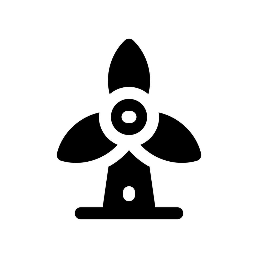 windmill solid icon. vector icon for your website, mobile, presentation, and logo design.