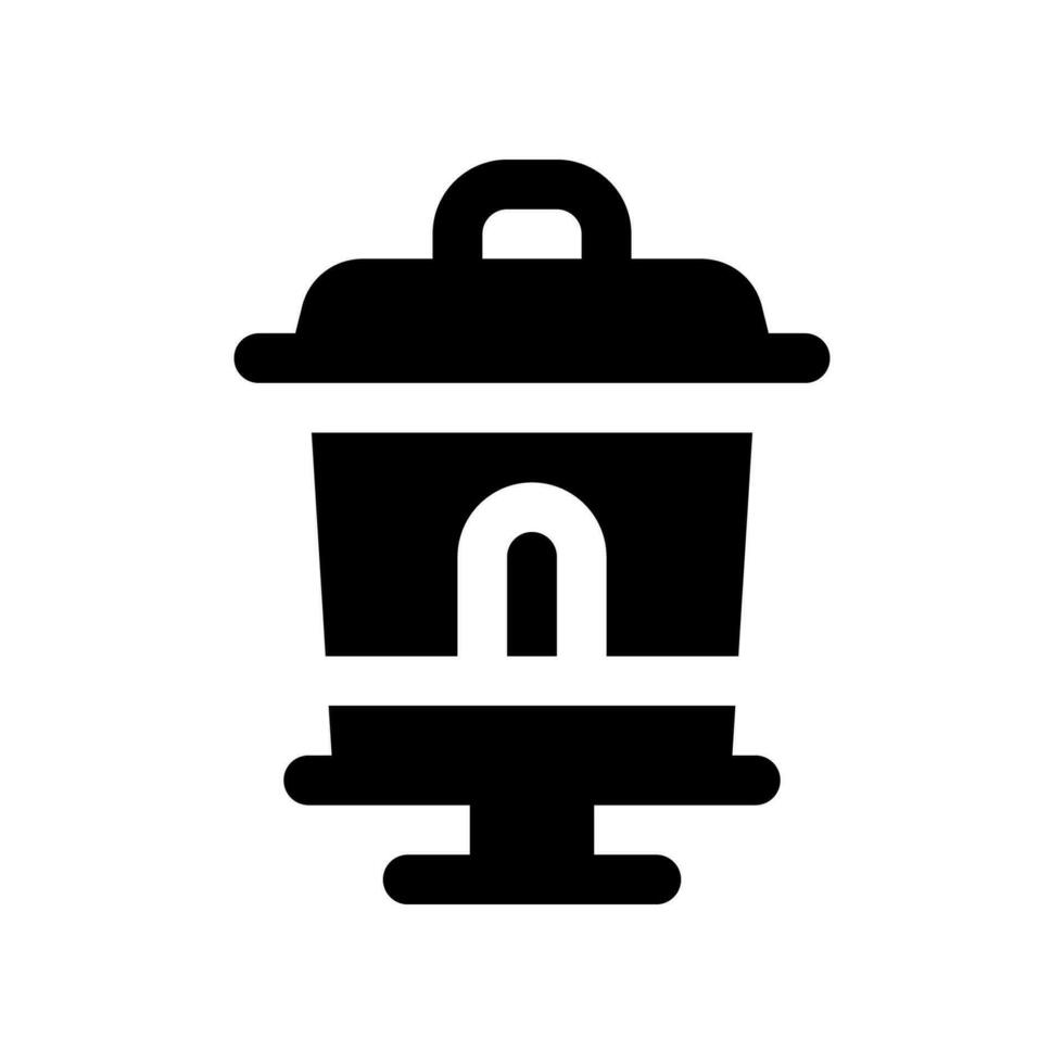 streetlamp solid icon. vector icon for your website, mobile, presentation, and logo design.