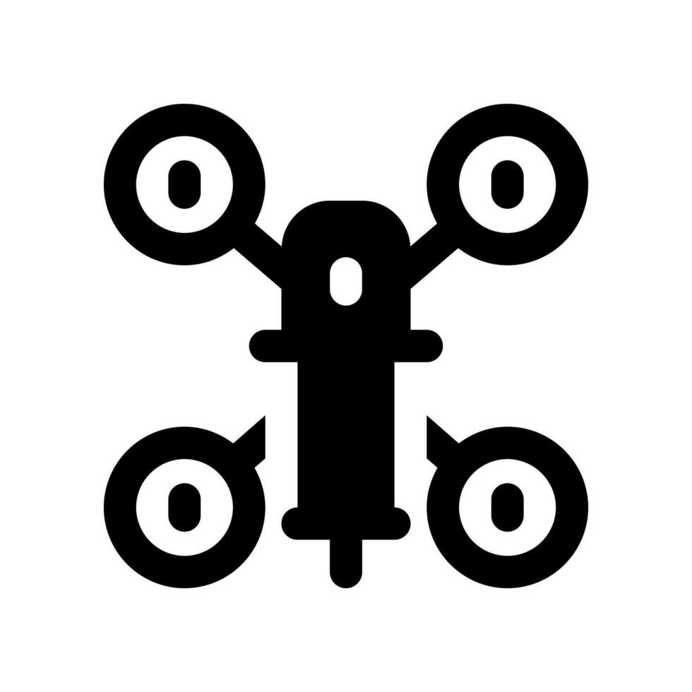 drone solid icon. vector icon for your website, mobile, presentation, and logo design.