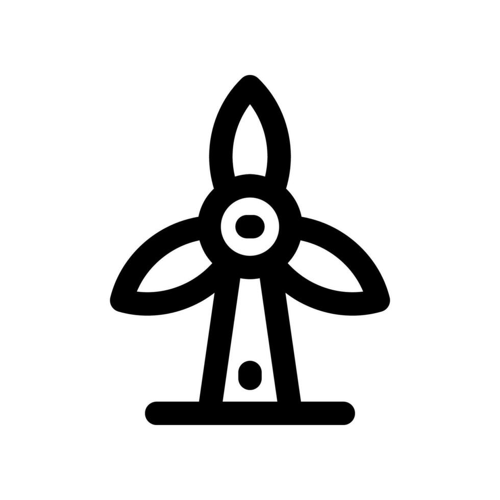 windmill line icon. vector icon for your website, mobile, presentation, and logo design.