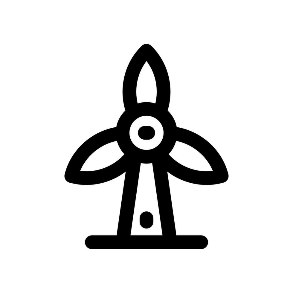 windmill line icon. vector icon for your website, mobile, presentation, and logo design.