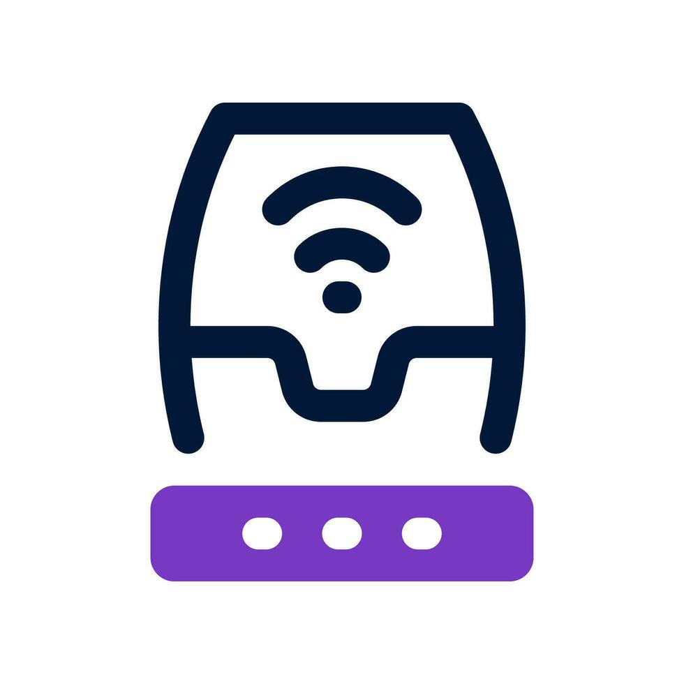 smart speaker dual tone icon. vector icon for your website, mobile, presentation, and logo design.