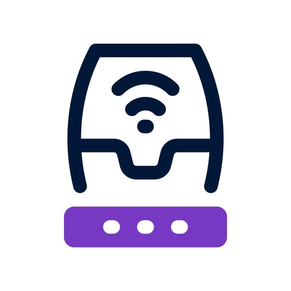 smart speaker dual tone icon. vector icon for your website, mobile, presentation, and logo design.