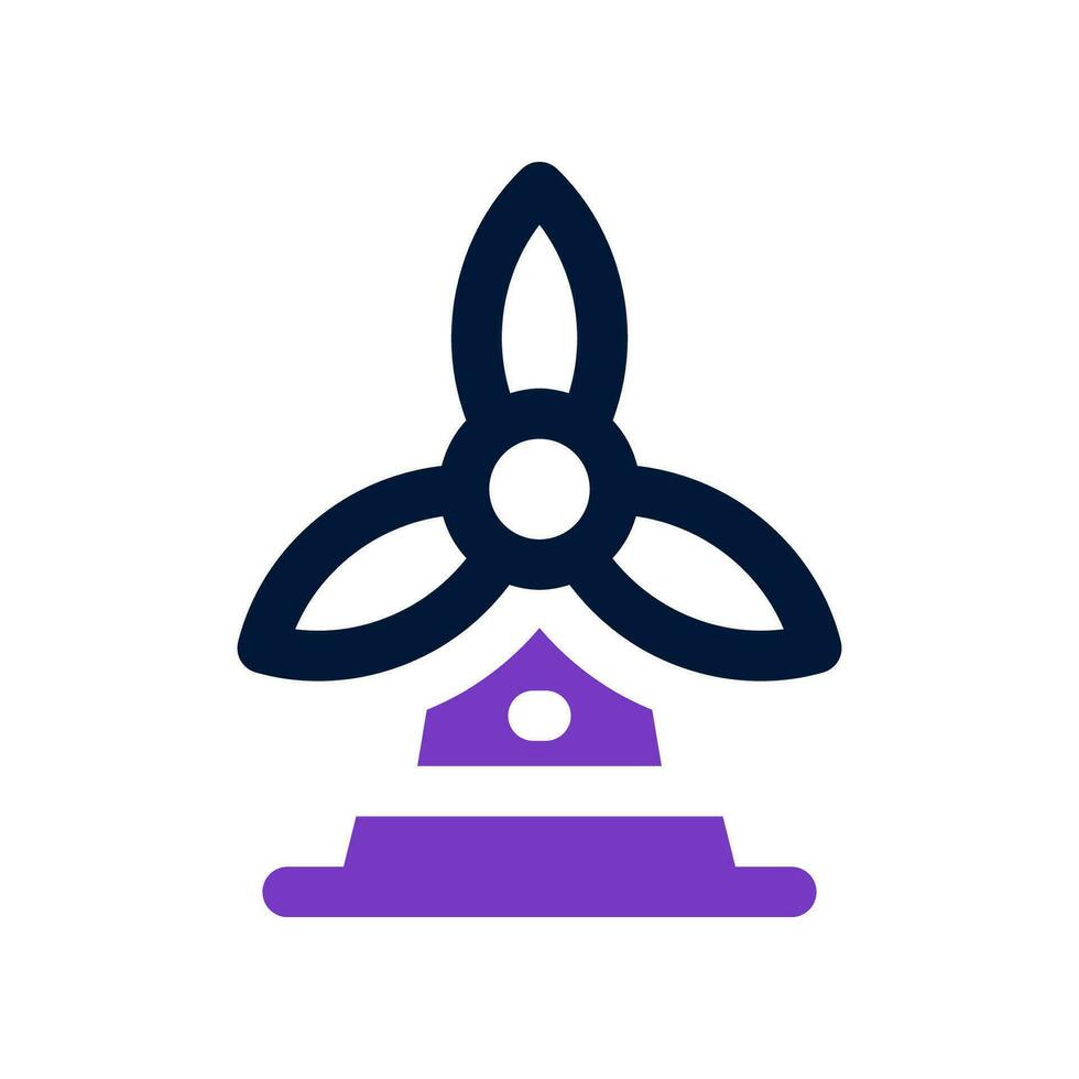 windmill dual tone icon. vector icon for your website, mobile, presentation, and logo design.