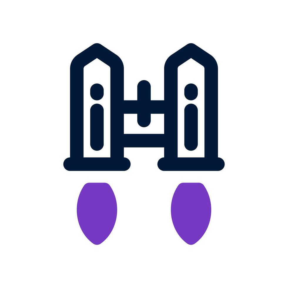 jetpack dual tone icon. vector icon for your website, mobile, presentation, and logo design.