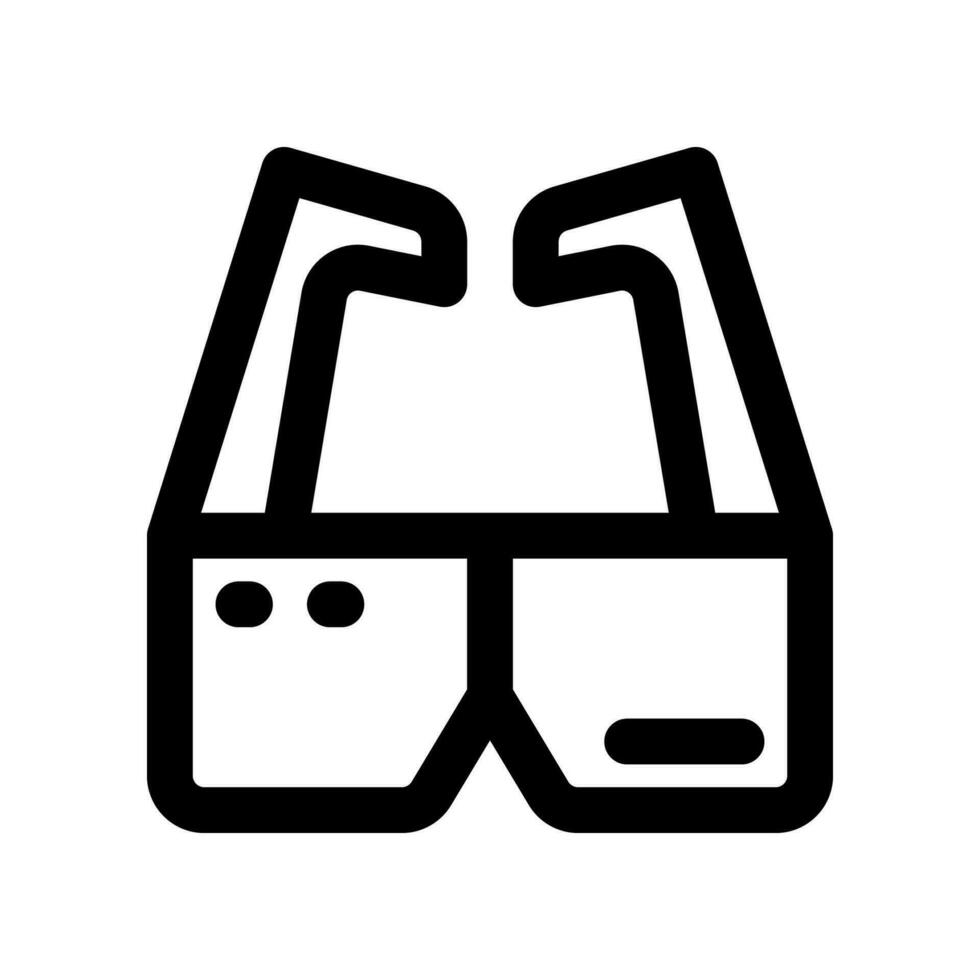 glasses line icon. vector icon for your website, mobile, presentation, and logo design.