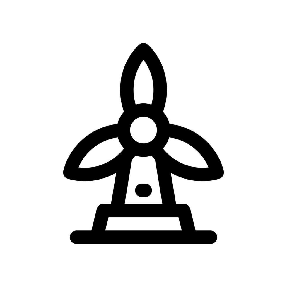 windmill line icon. vector icon for your website, mobile, presentation, and logo design.