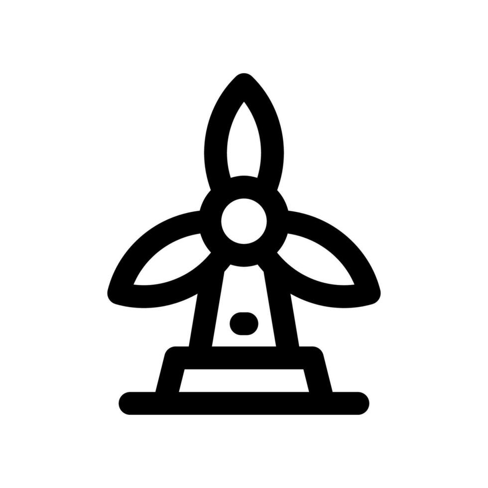 windmill line icon. vector icon for your website, mobile, presentation, and logo design.