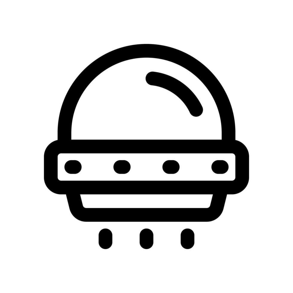 ufo line icon. vector icon for your website, mobile, presentation, and logo design.